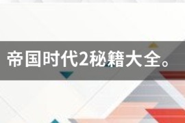 帝国时代2秘籍无敌_帝国时代2秘籍无敌指令输入什么